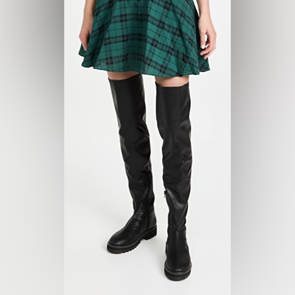NWOT Aster Kandi faux leather thigh high boots